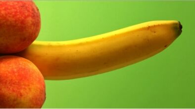 Membre accru en fonction de l'exemple d'une banane
